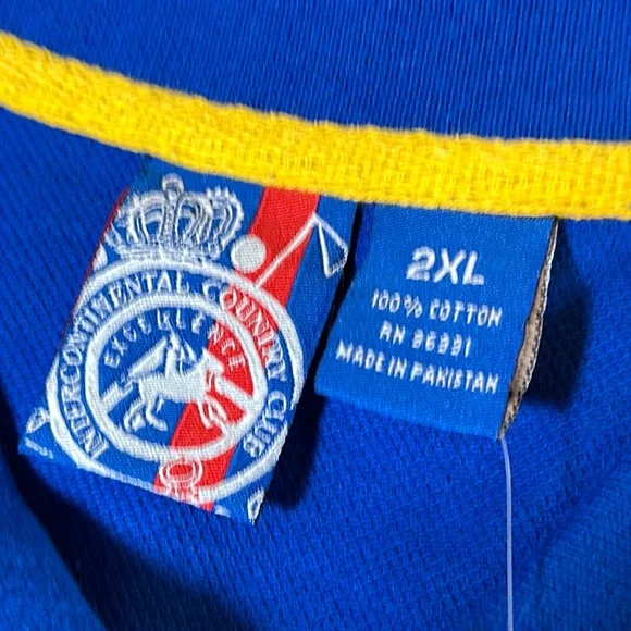 NWT Continental Country Club Polo 2XL - Picture 10 of 12